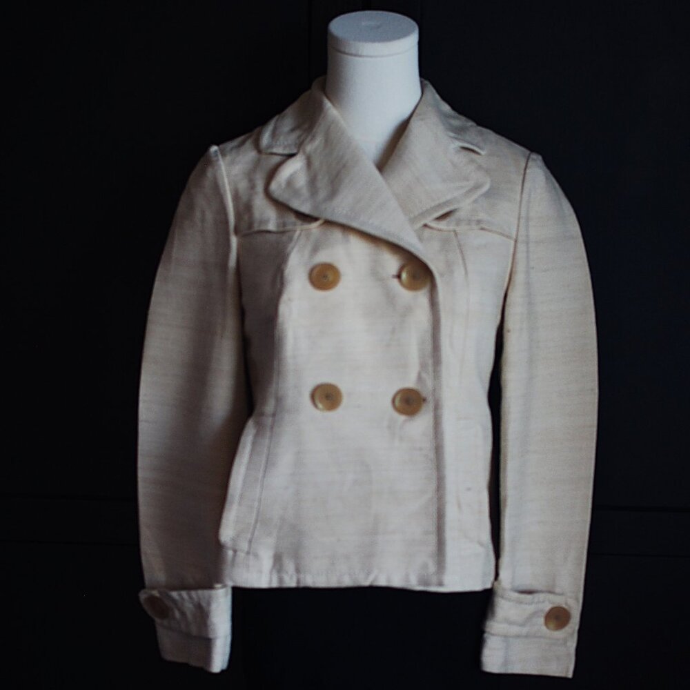 Banana Republic | Silk & Cotton Blend Blazer